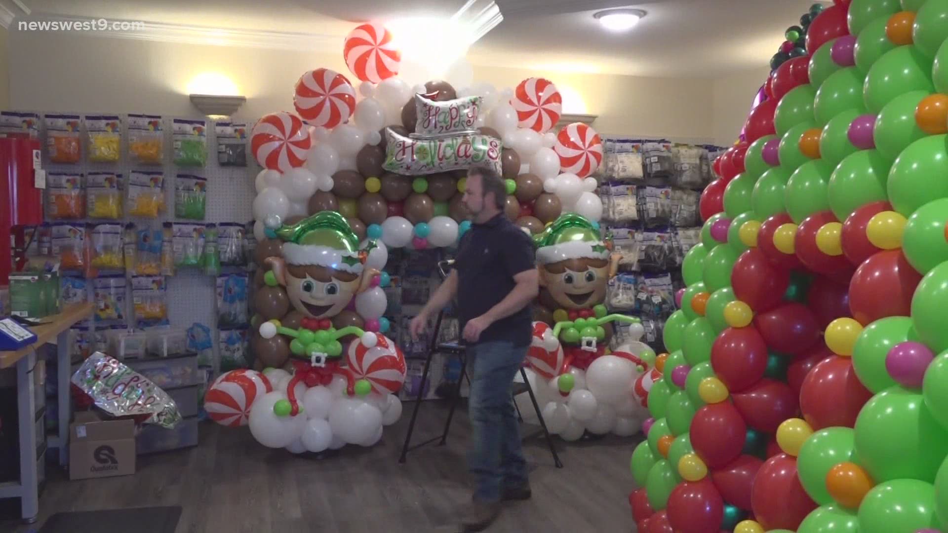 Balloon artist, Cody Williams plans to round out the year with one final display on New Years Eve.