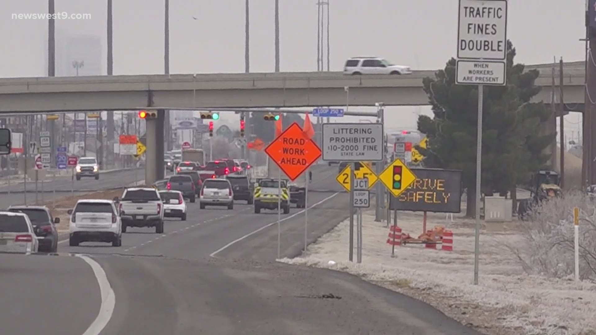 With winter weather comes the potential for slick roads and even accidents. TxDOT is advising people to stay off the roads as much as possible.