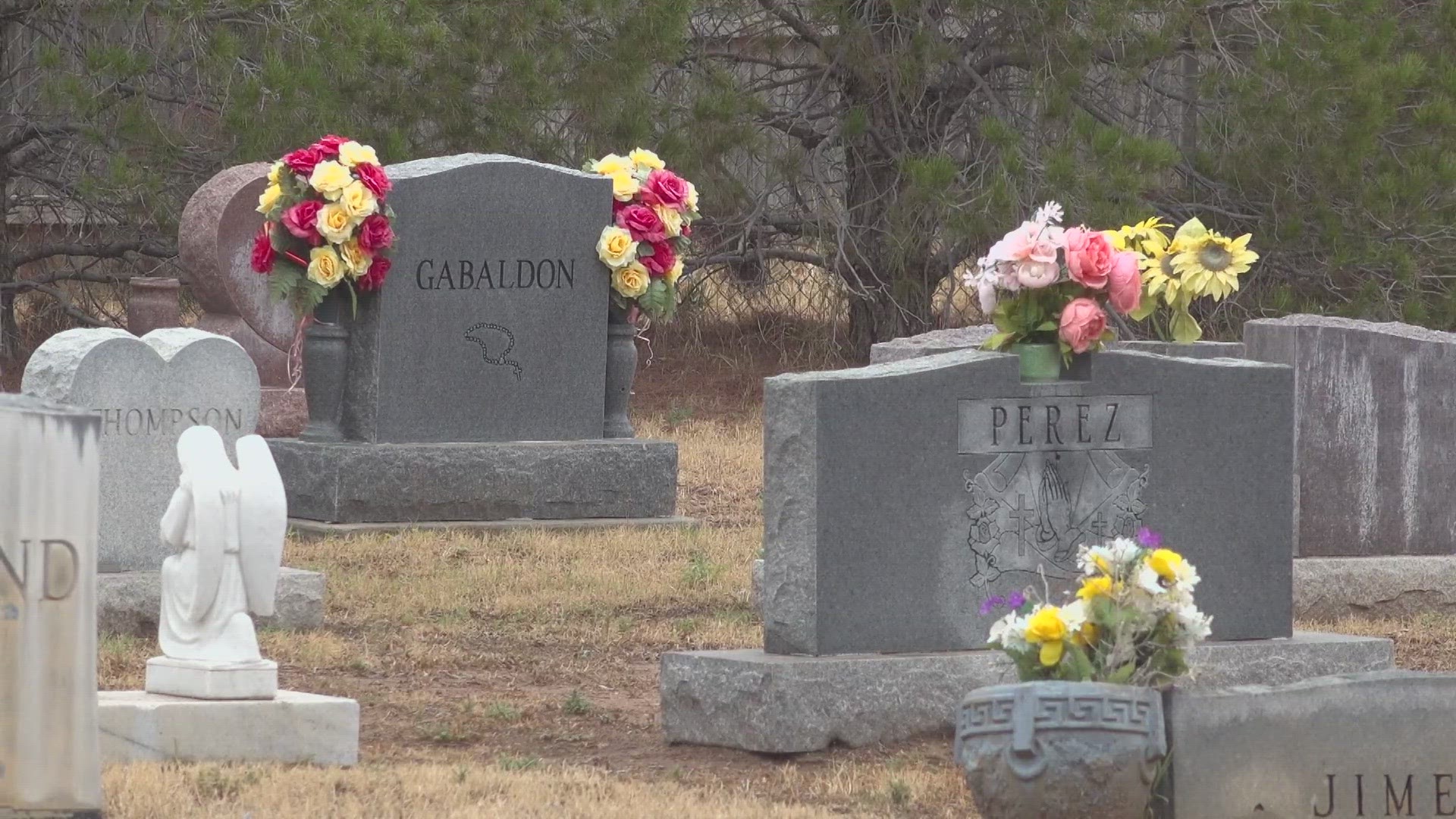 $20,000 was donated to the cemetery by Mrs. Frank Cowden Jr. to add new trees.