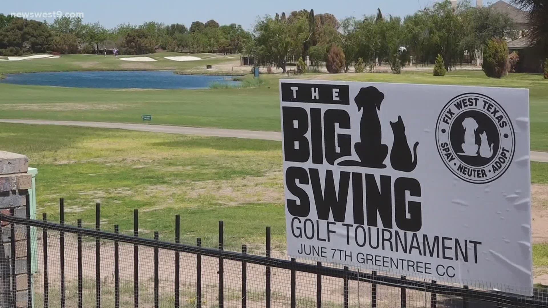 The event, titled "The Big Swing," will happen June 7 at Green Tree Country Club.
