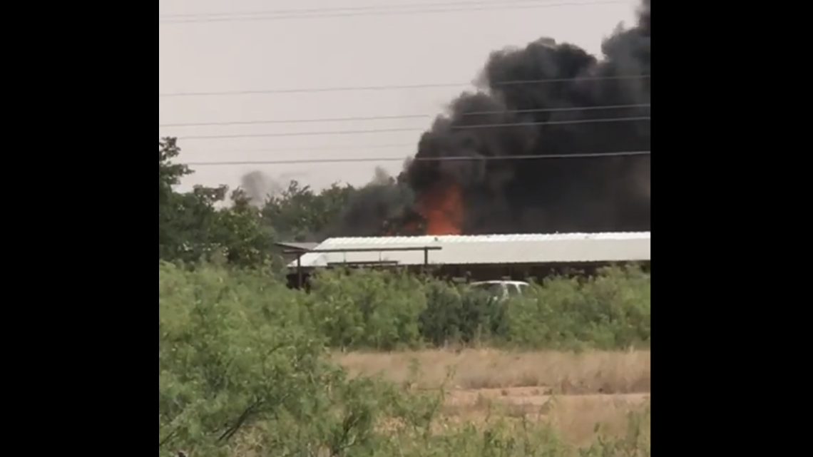 Odessa Fire Rescue respond to house fire in West Odessa