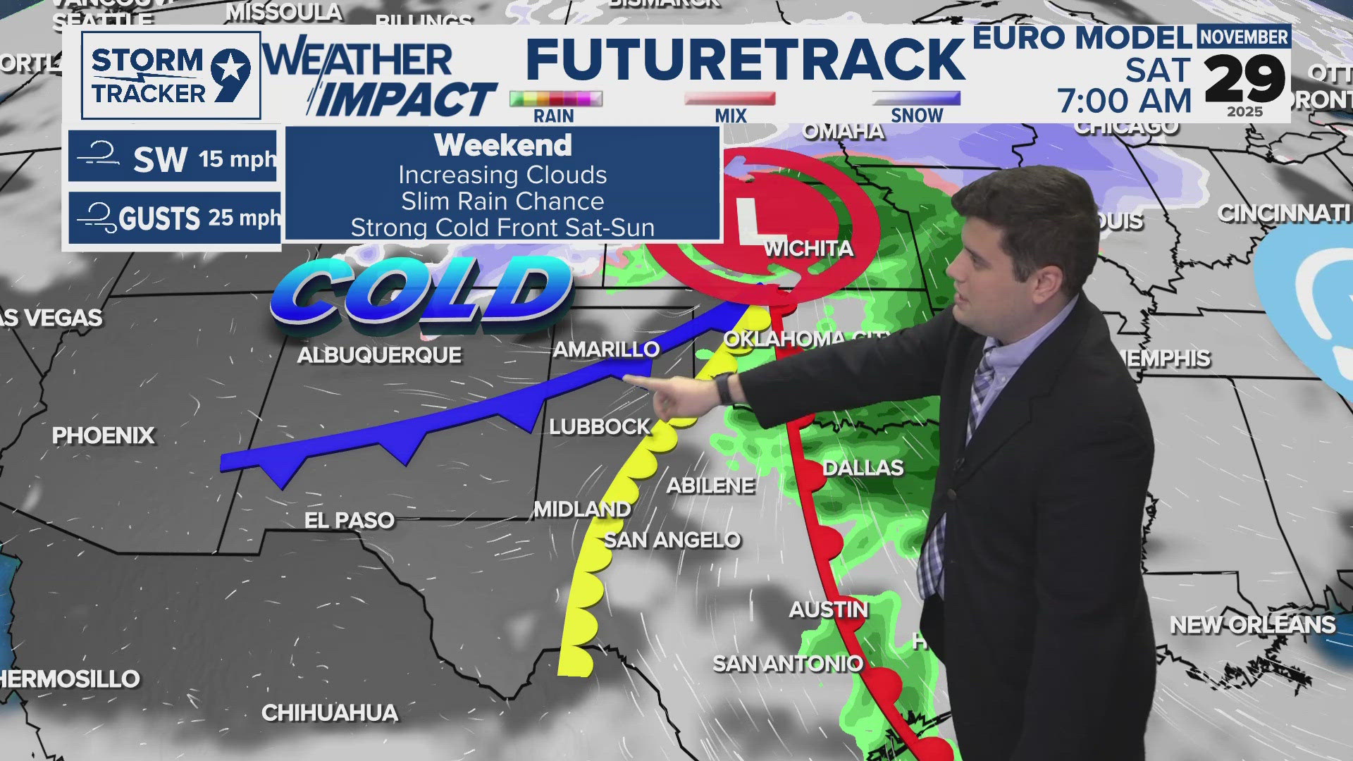Seasonable Day ahead of a Cold Front tonight | West Texas Forecast ...