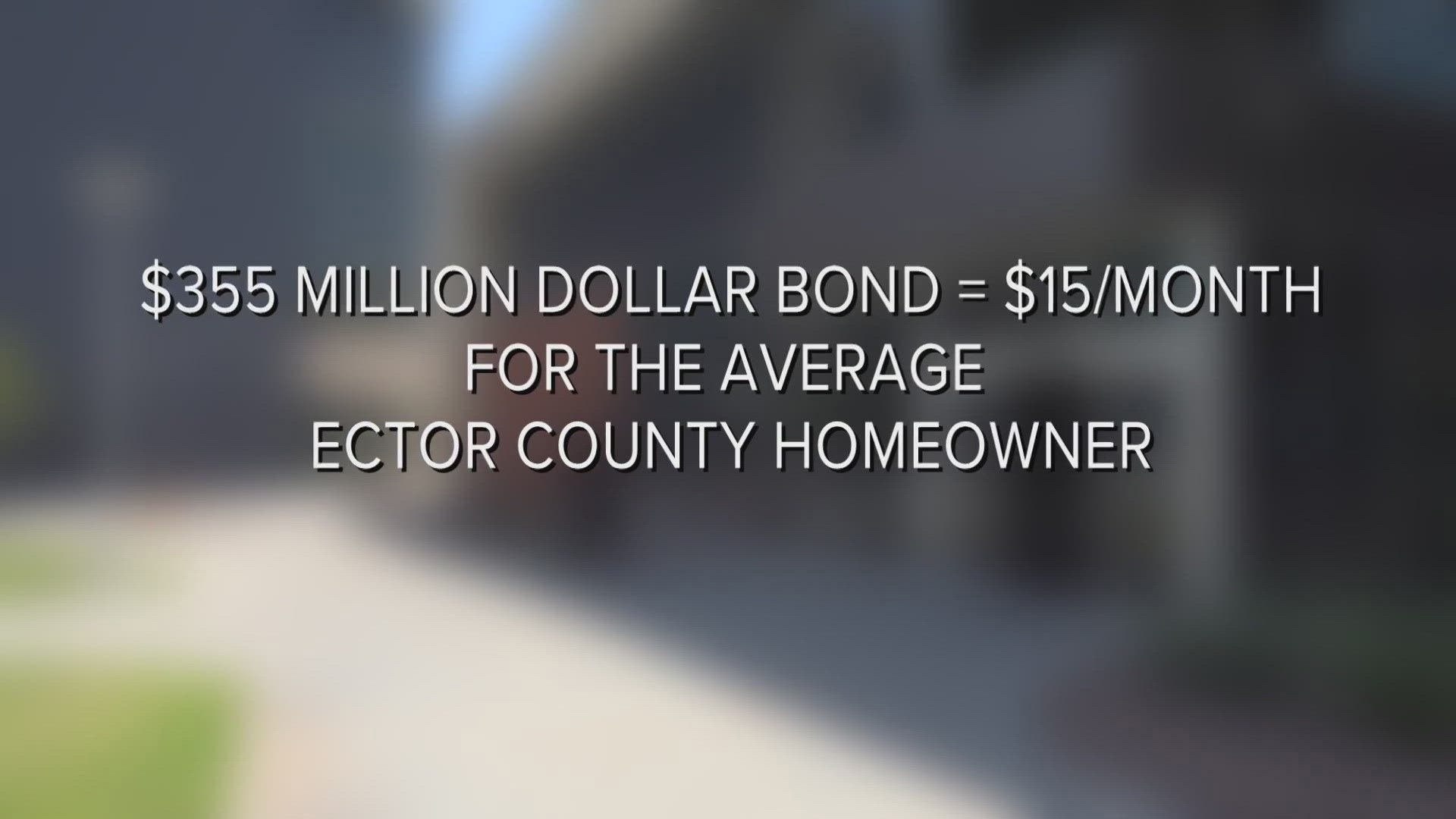 The bond has a price tag of $355 million. New facilities and improving existing infrastructure are the focus to handle growth and help future needs in the community.