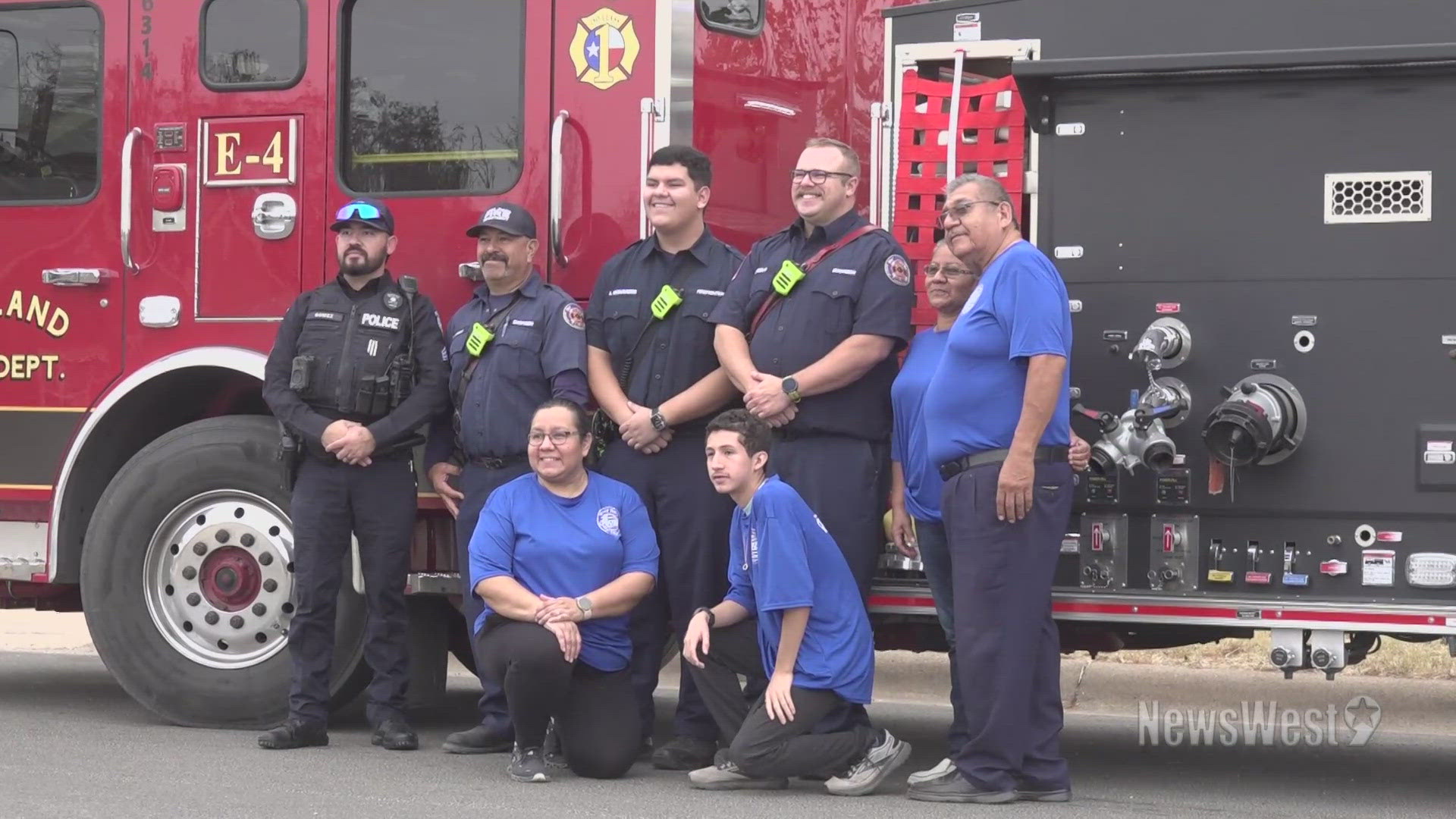 Family in Midland holds 8th Annual First Responder Appreciation Luncheon.