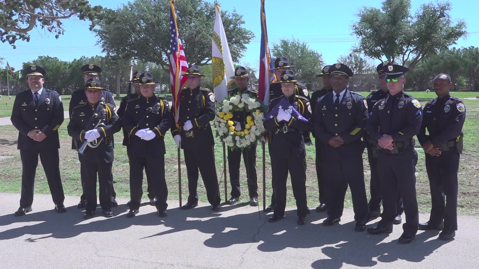 Odessa Police Department held a Memorial Service to honor the officers ...