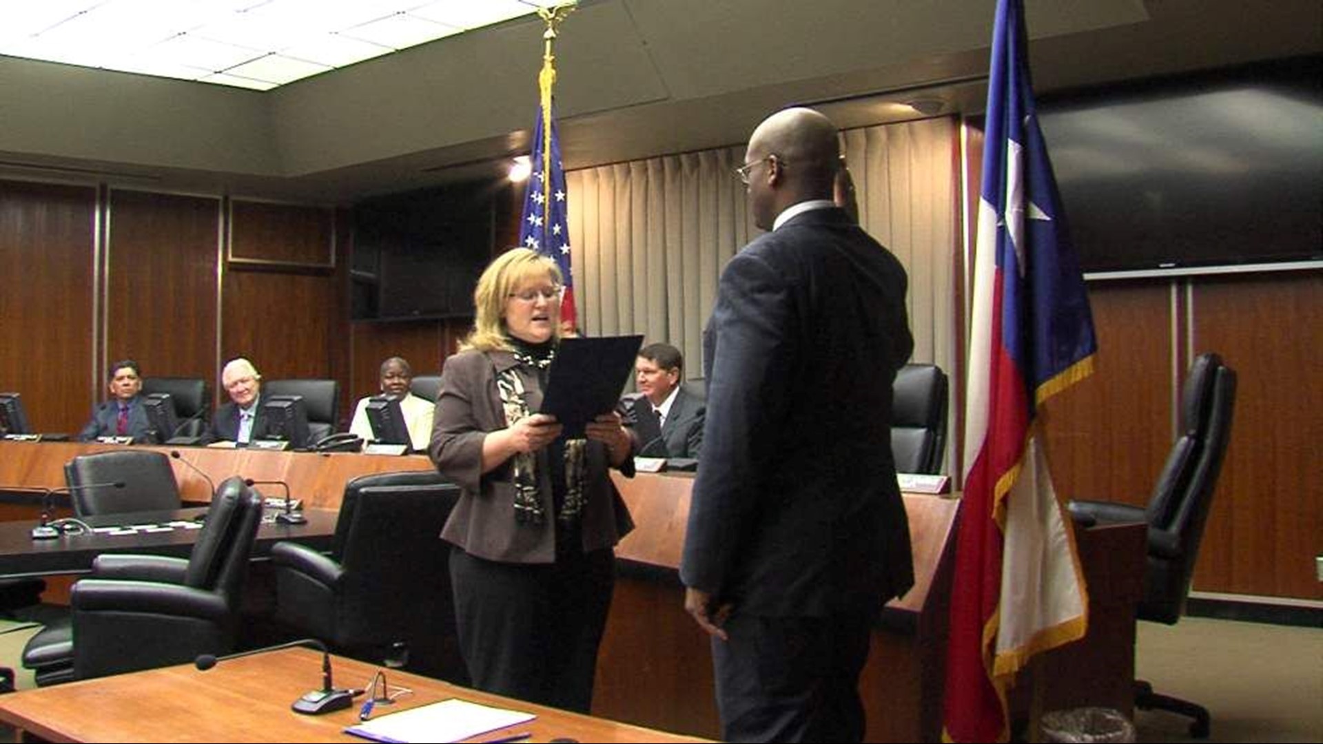 Newly Elected Midland City Council Members Sworn In