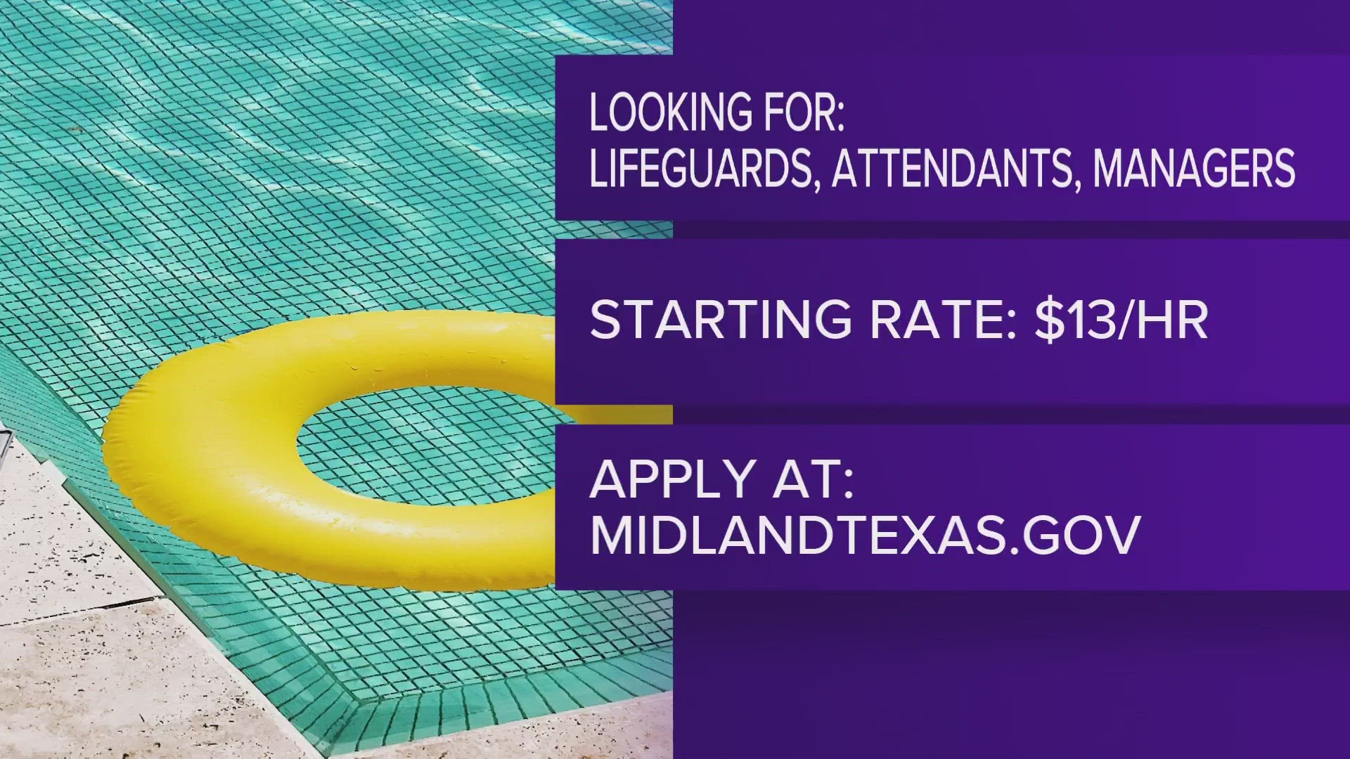 All lifeguards are required to have an American Red Cross Lifeguarding Certificate.