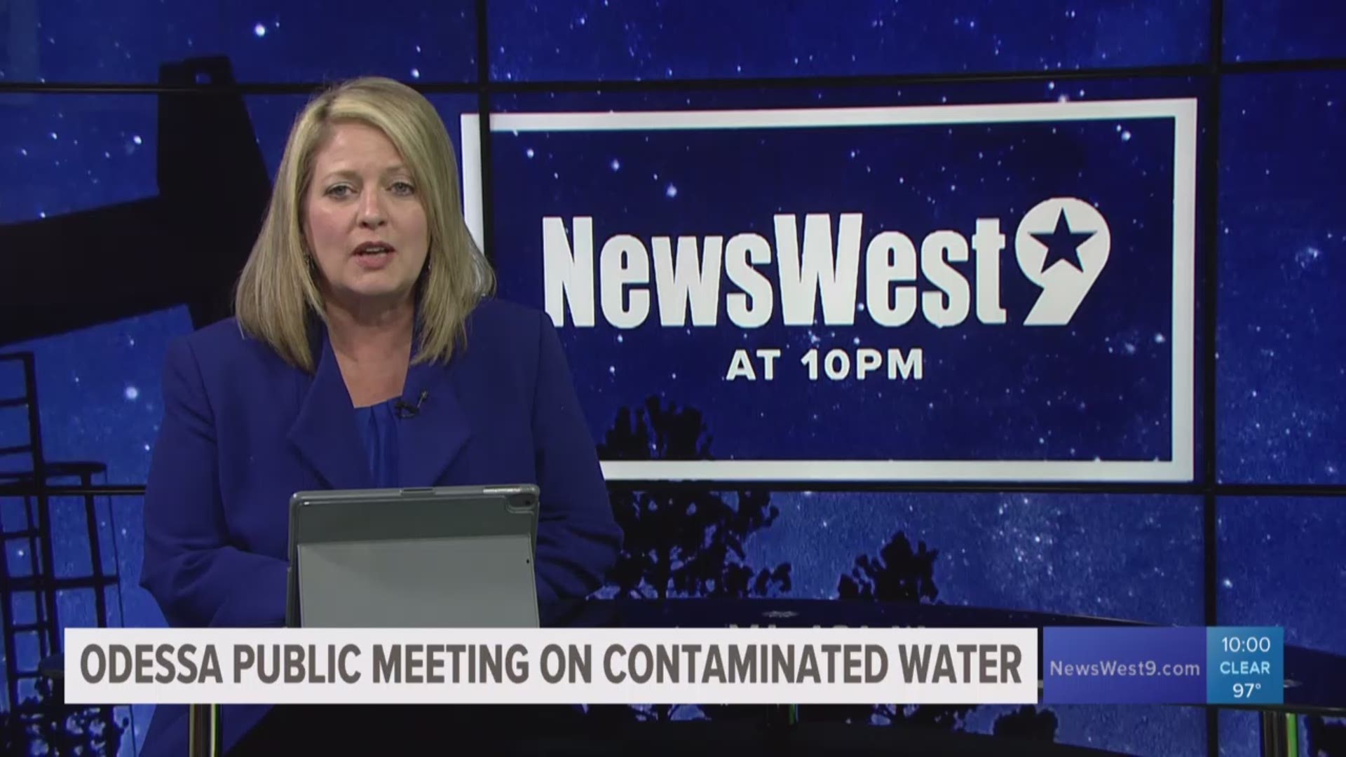 The city says the contamination does not impact the  city's water source but will be holding two hearings for citizens to voice their concerns.