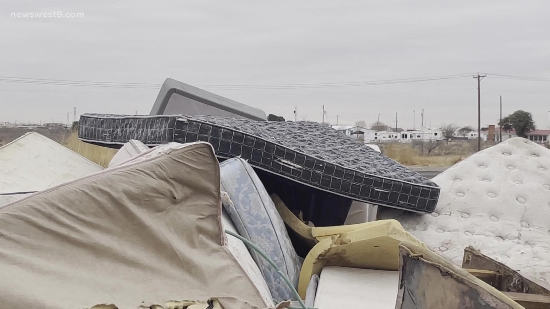 "Ector County is the worst county in the state of Texas for illegally dumped tires."