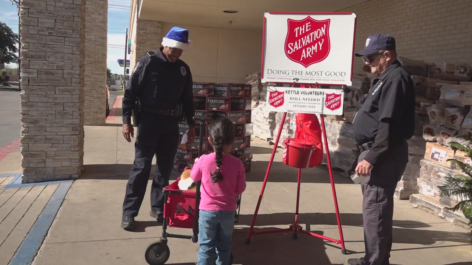 The City of Midland is challenging the Midland Police Department and Midland Fire Department as part of the Red Kettle Campaign by the Salvation Army.