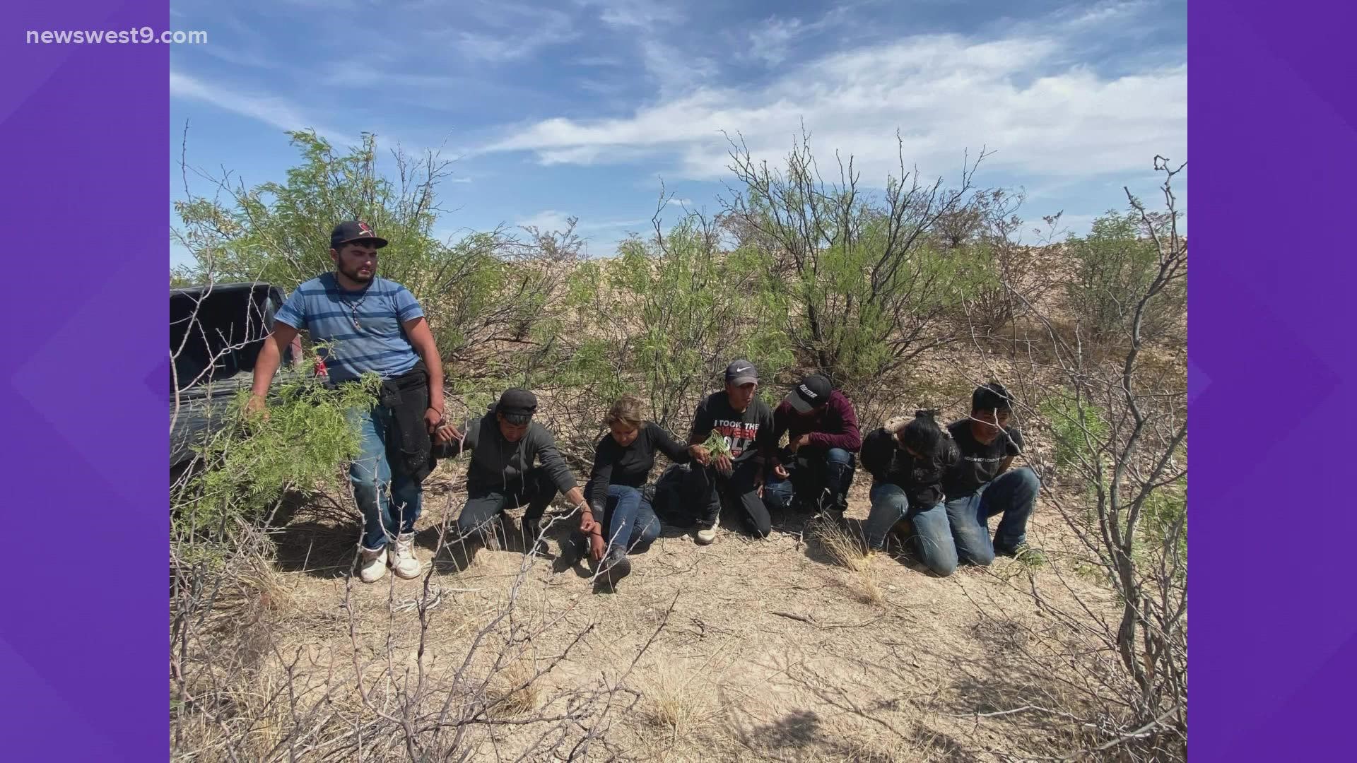 Adrian Escobedo and Alonso Delacruz were also charged with evading arrest after fleeing on with seven undocumented migrants.