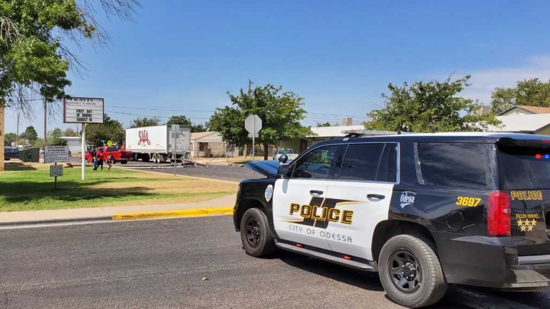 Power restored in time for school at Travis Elementary in Odessa