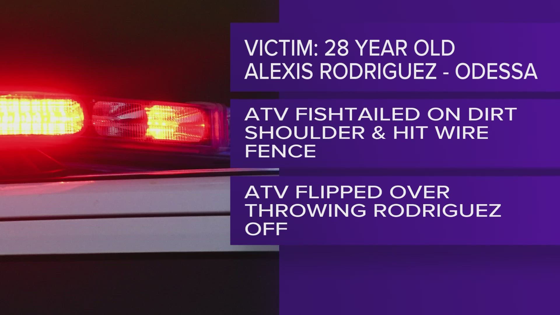 28-year-old Alexis Rodriguez was transported to MCH where Rodriguez was later pronounced dead.