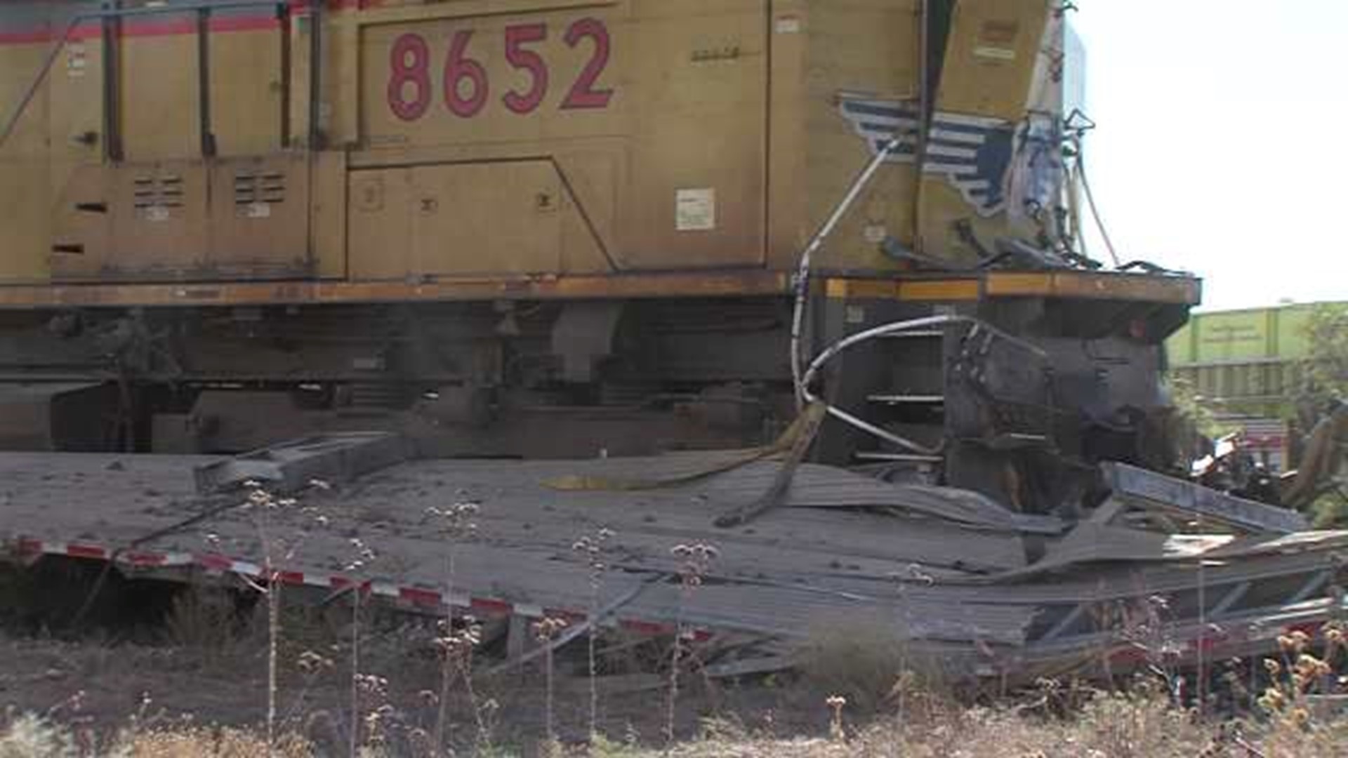 Train Hits Semi Truck in Midland County, No Injuries Reported ...