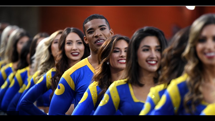 Los Angeles Rams' male cheerleaders make NFL history