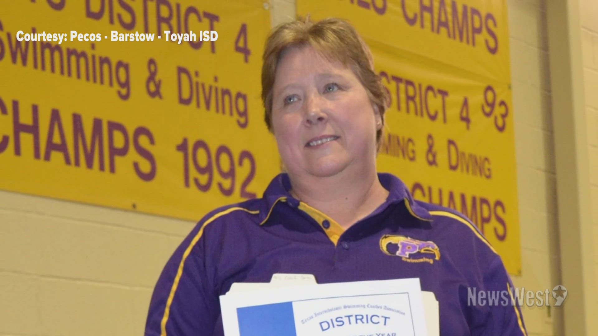 The Pecos swimming community came together Tuesday morning to remember the late Terri Morse.