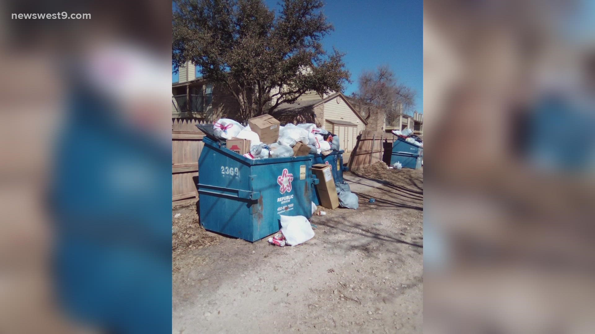 For four years, Dennis Quiroz has been trying to find a resolution for the excessive litter in the alley behind his home, caused by overflowing trash cans.