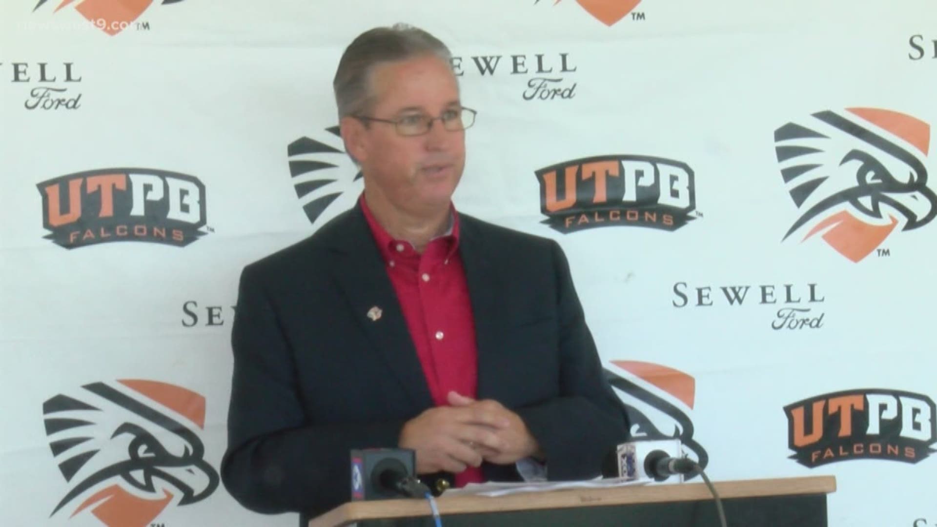 In UTPB's opening athletic presser, AD Scott Farmer emphasized the addition of the "Champions Fund".