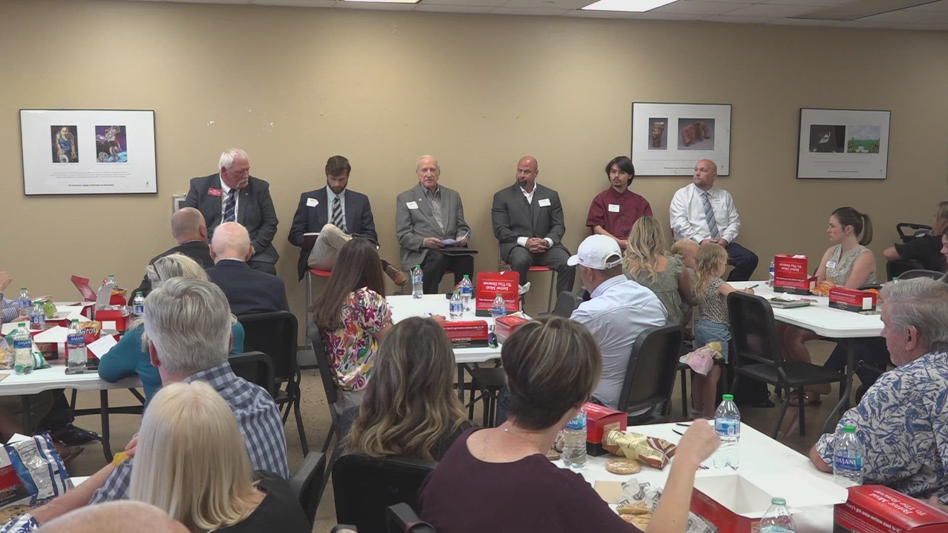 The Midland Liberty Leadership Council hosted the forum. All five candidates spoke on everything from why they are running to challenges Midland faces in the future.