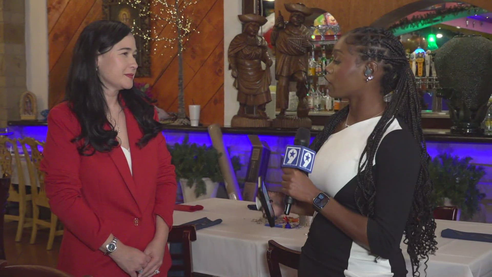 Sydnee Jolivette speaks with Midland City Council District 1 candidate, Heather Bredimus.