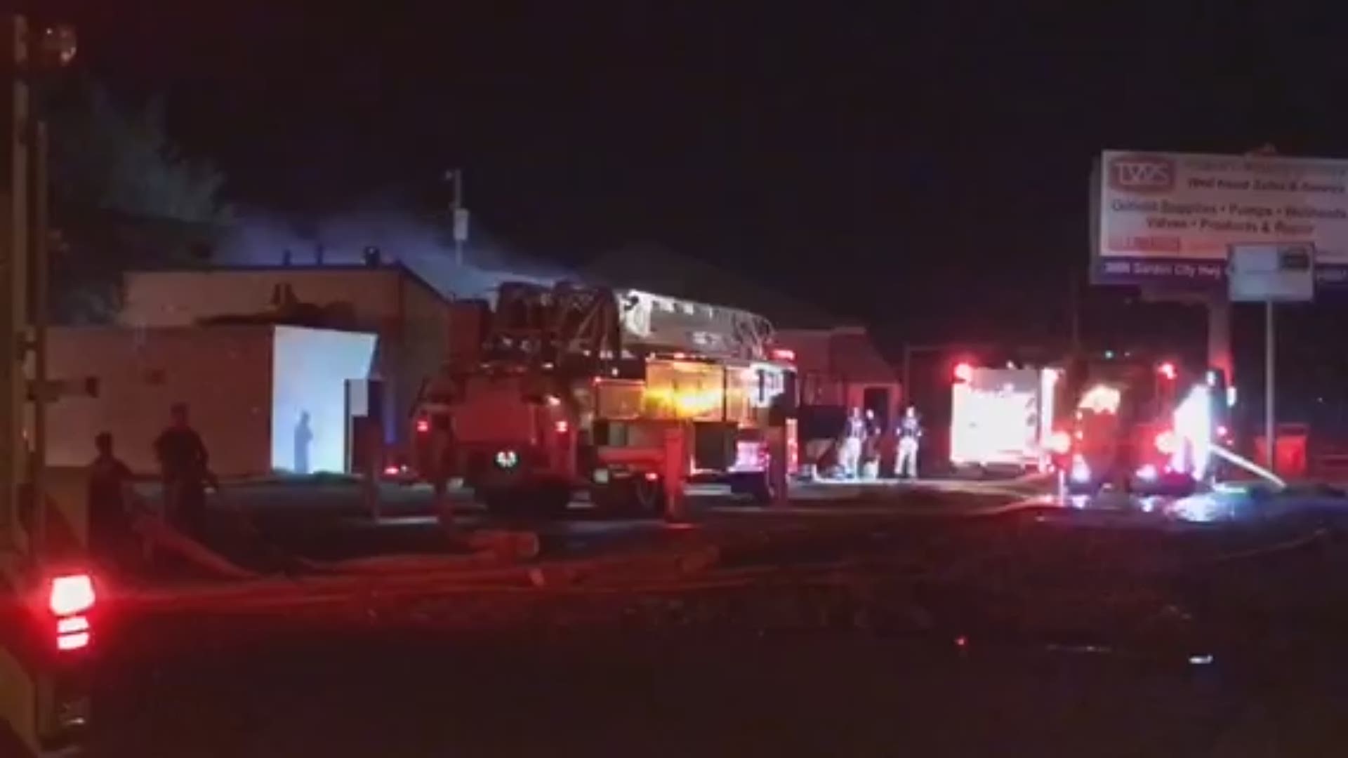 A fire broke out overnight at Brooks Barbecue