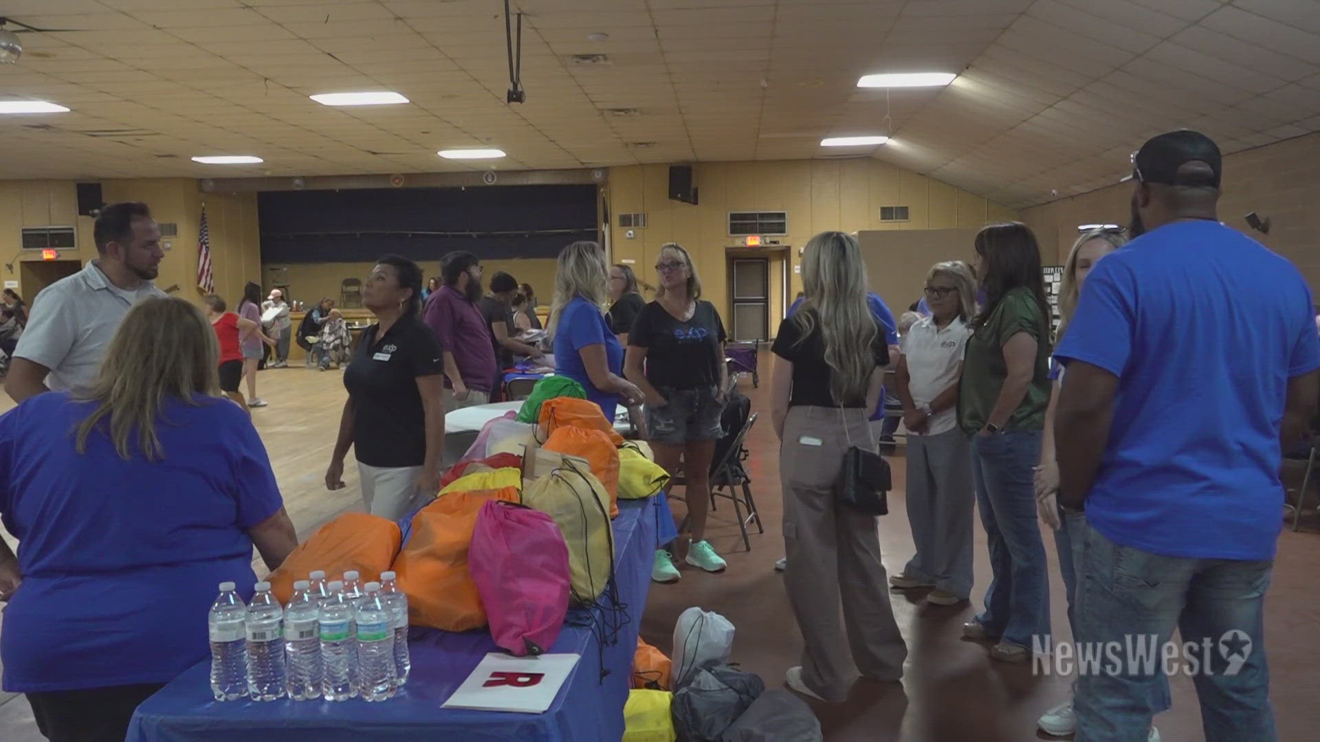 On Monday, EXP Realty partnered with the Odessa Board of Realtors to provide 200 backpacks full of essentials to the homeless community.