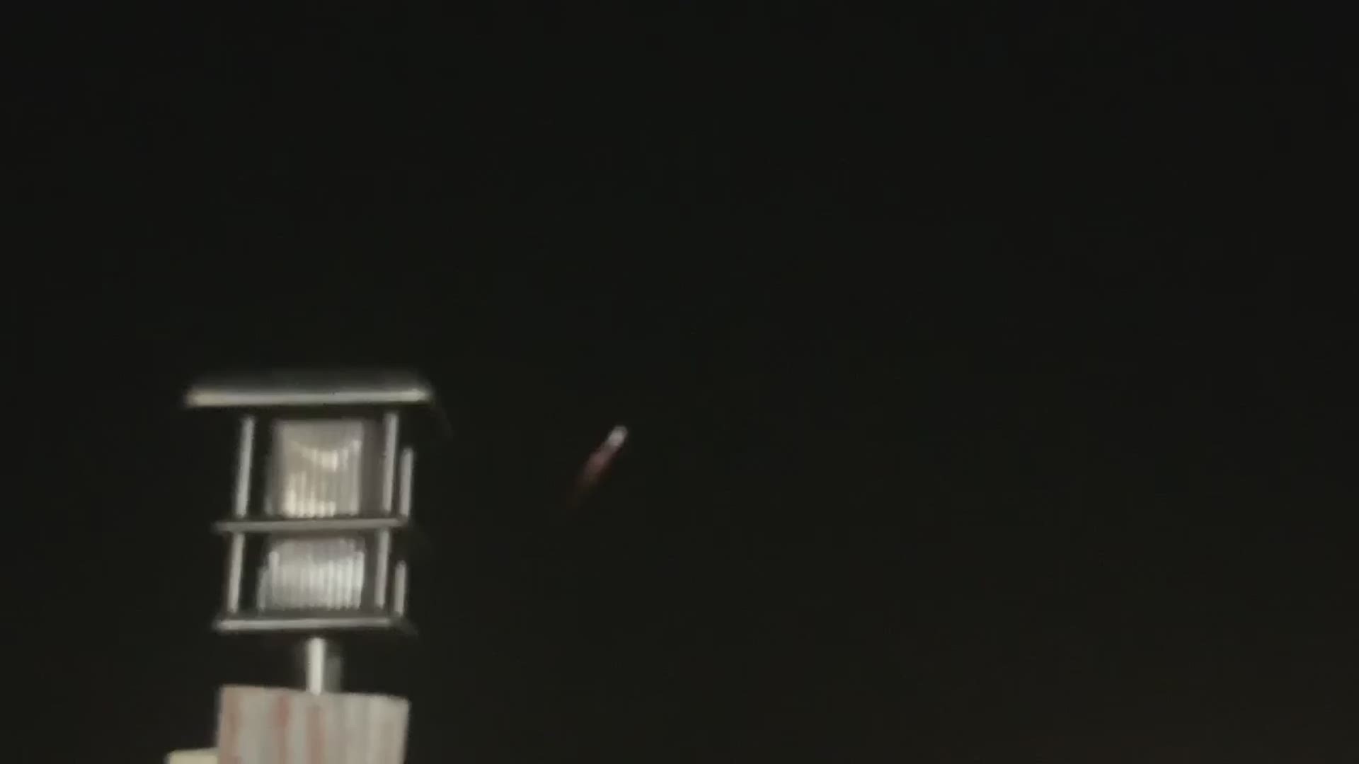 Tara Oneal captured the space debris falling over West Texas