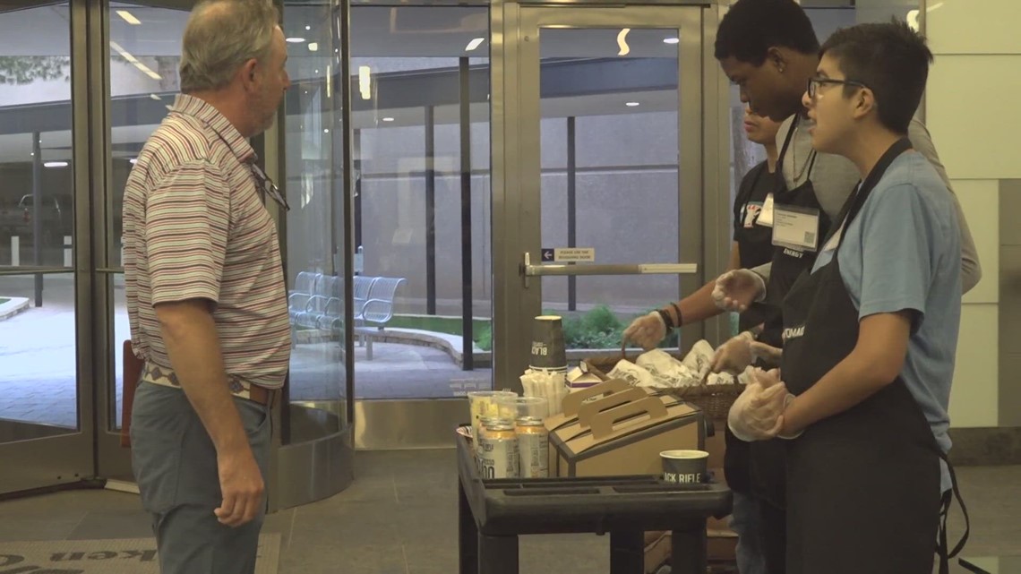 Rolling Baristas students start serving coffee at Diamondback Energy - Vimarsana News