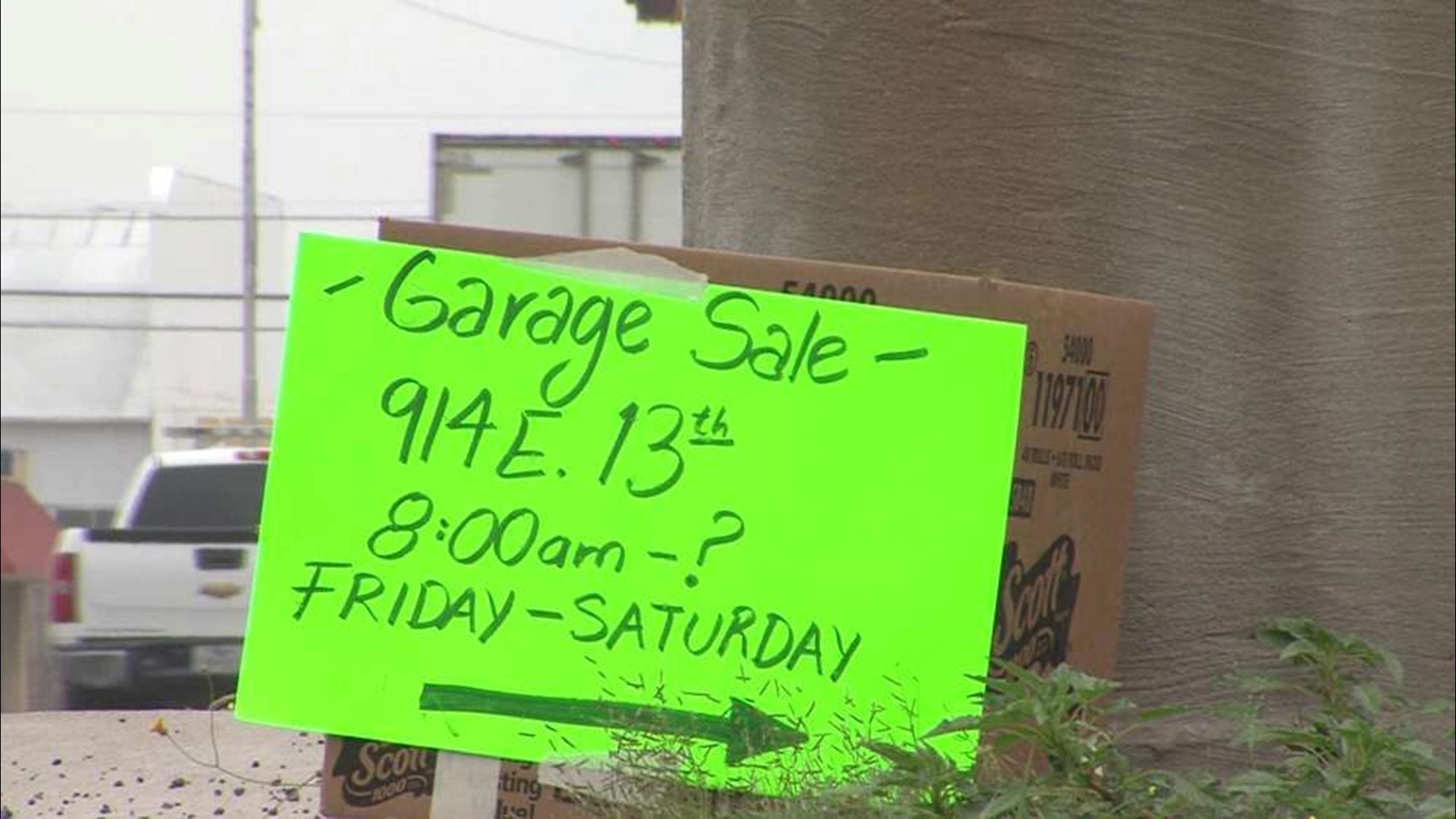 Odessa Residents Unaware of City Ordinance Regarding Garage Sale Signs