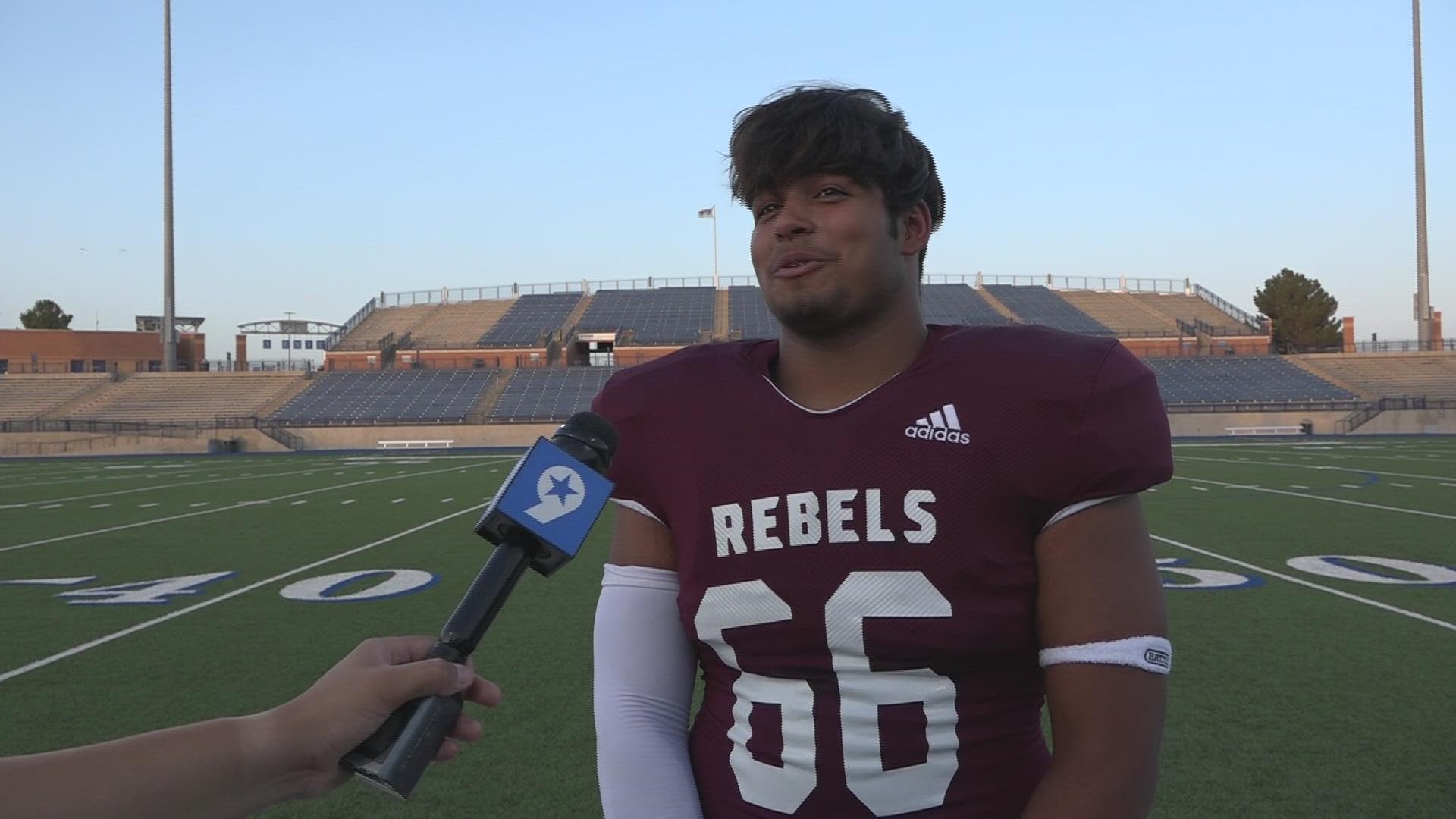 Senior Girevis Bobey-Munoz is an elite Lineman for Midland Legacy, but his story off the field might be more impressive than his story on.
