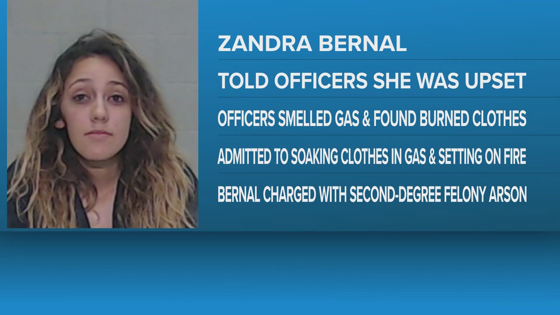 Odessa woman arrested after reportedly setting her boyfriend's
