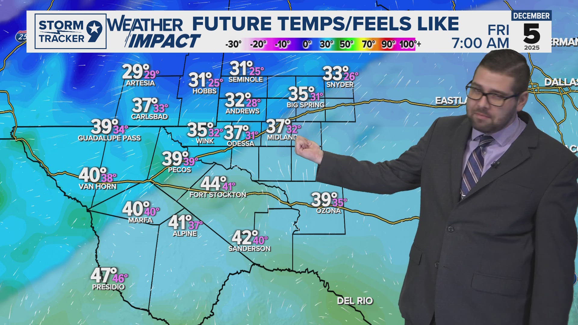 Warm Temperatures Temporarily with Another Cold Day Ahead | West Texas ...