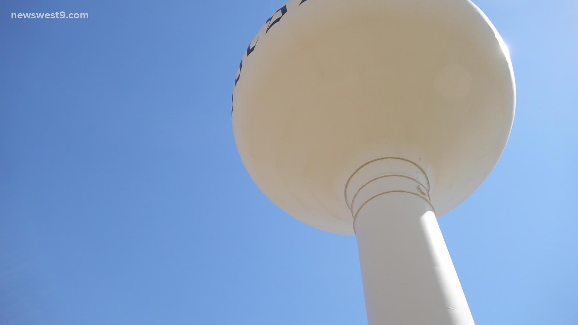 According to a spokesperson with the City of Odessa, as of Friday the repairs to the water tower have been completed and the tank is back in service.