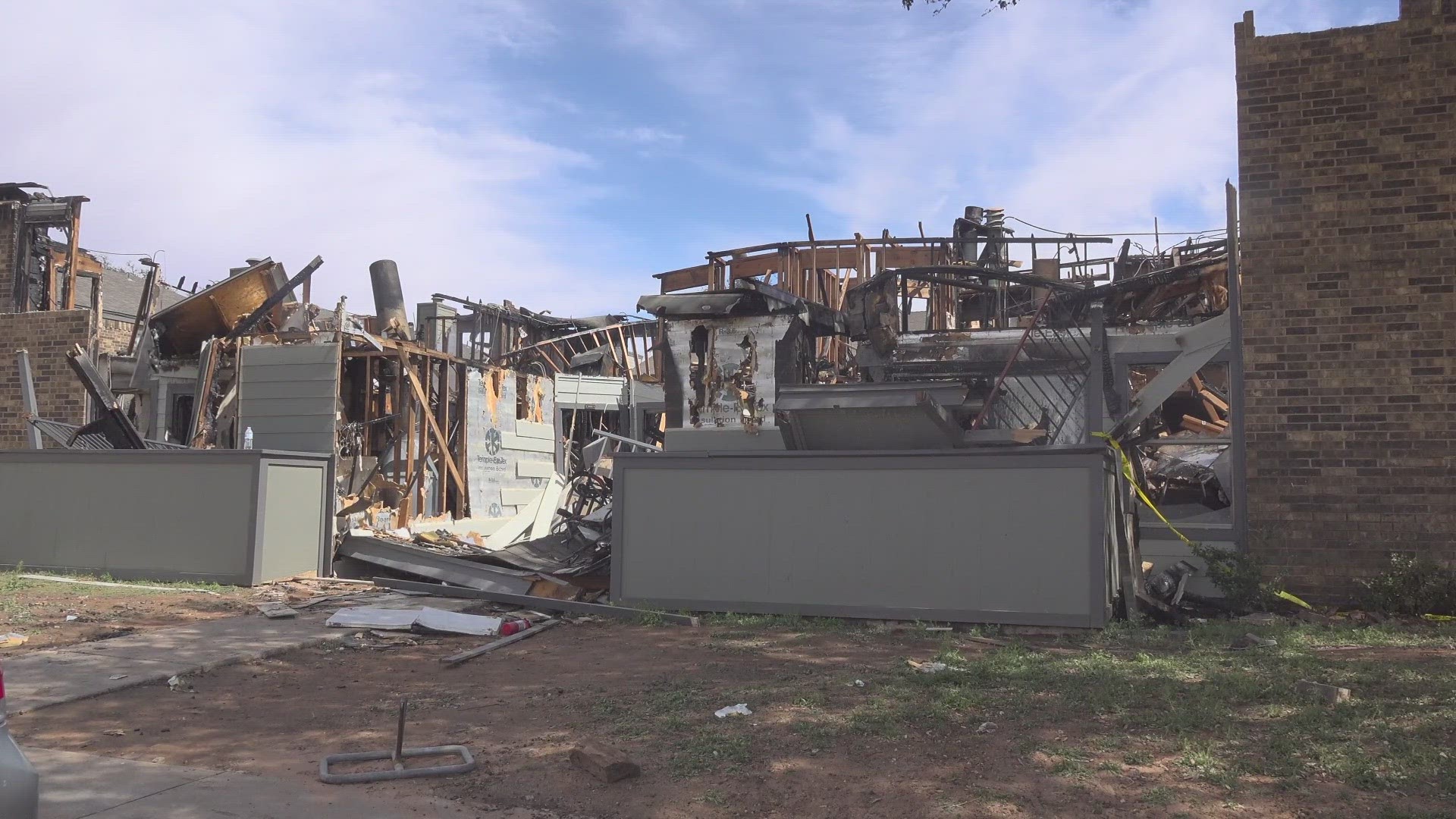 On March 3, a fire at a Midland apartment complex demolished an entire building. Now, it's left the people who lived there with only ashes in sight.