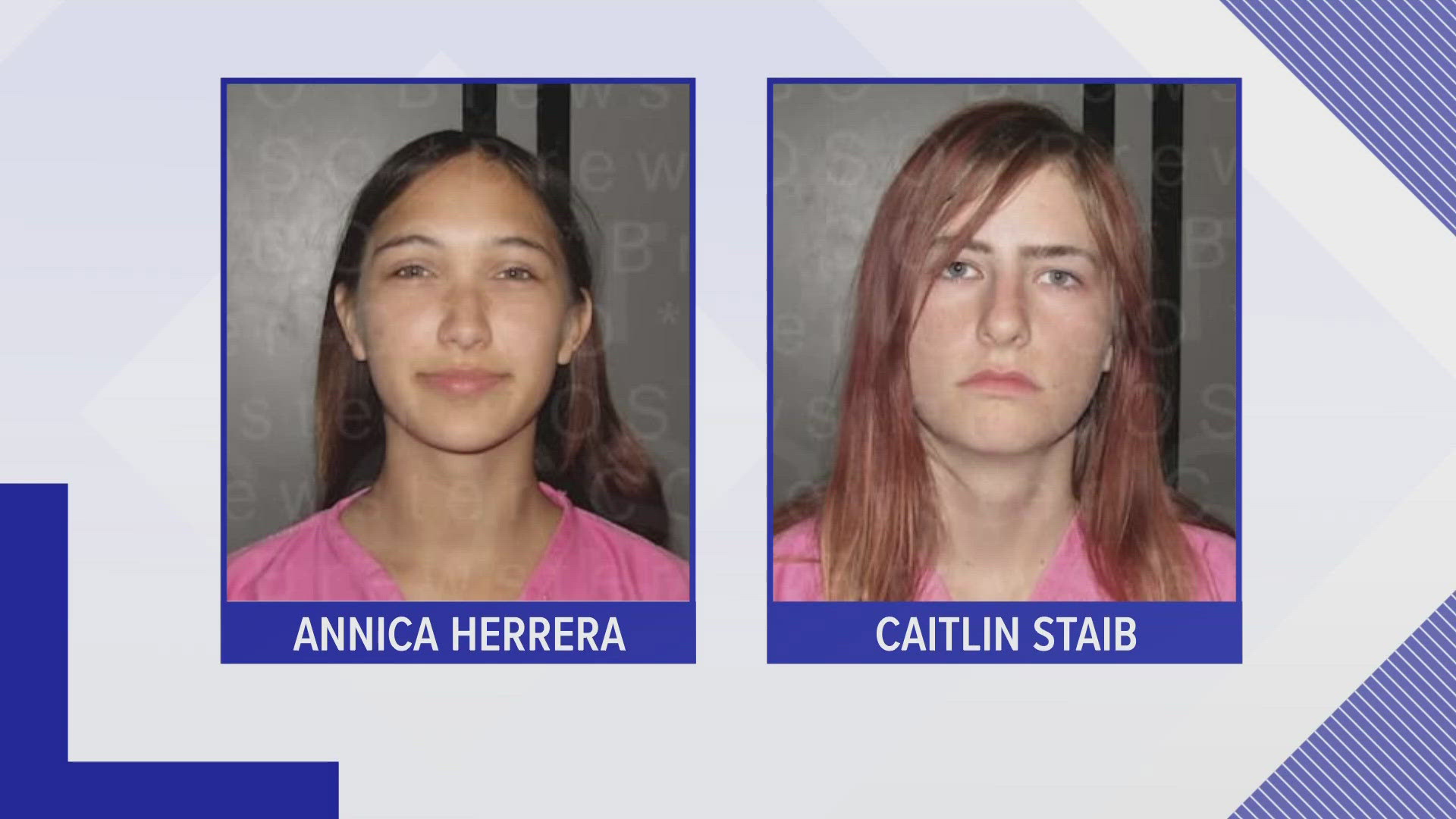 Annica Paige Herrera and Caitlin Ayami Staib used school computers to discuss fake bomb threats. They have been booked into Brewster County Jail.