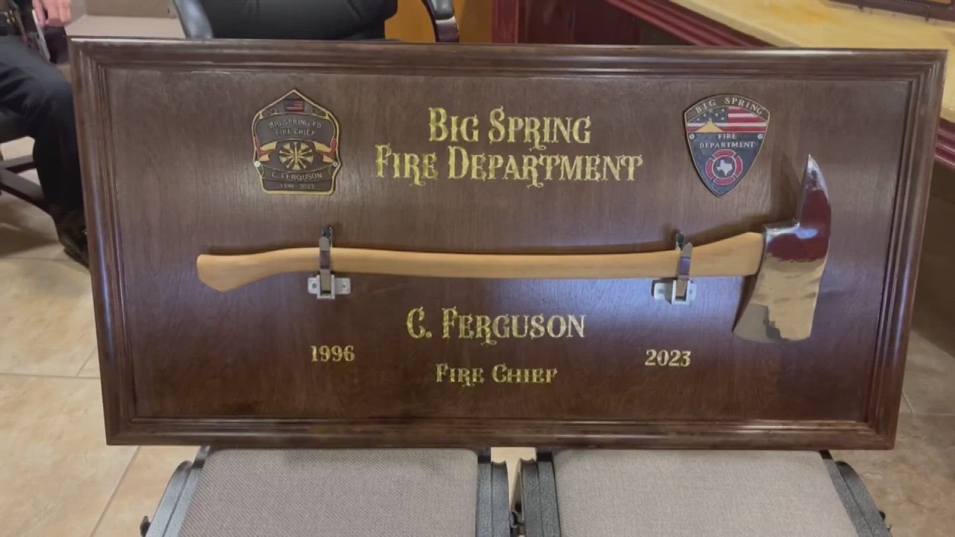 Craig Ferguson served the Big Spring community for 21 years, 11 as the Fire Chief.
