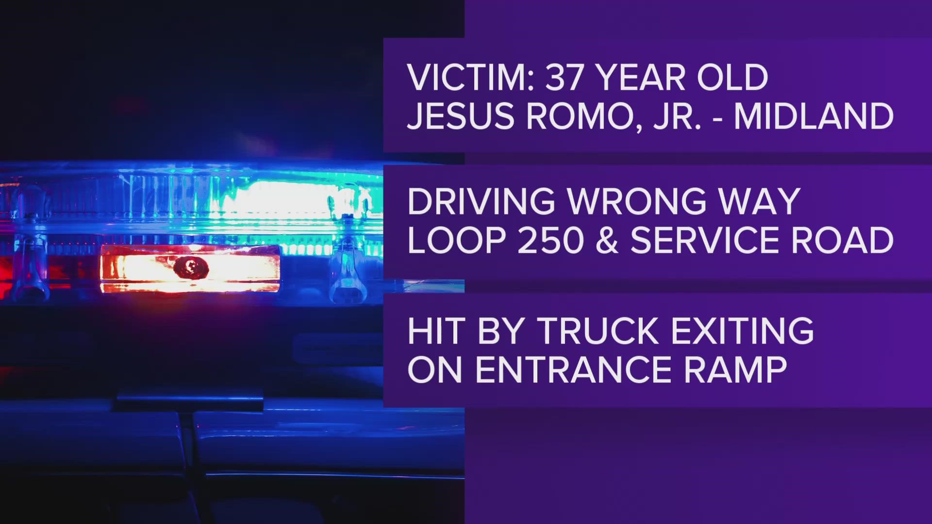 37-year-old Jesus Romo Jr. of Midland was pronounced dead at the scene on January 26.