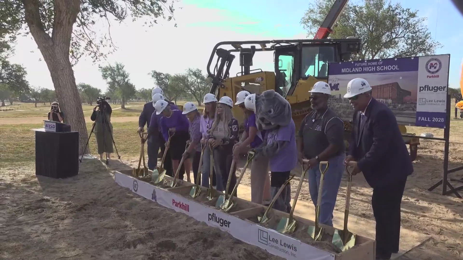 Midland ISD breaks ground on new high school site | newswest9.com