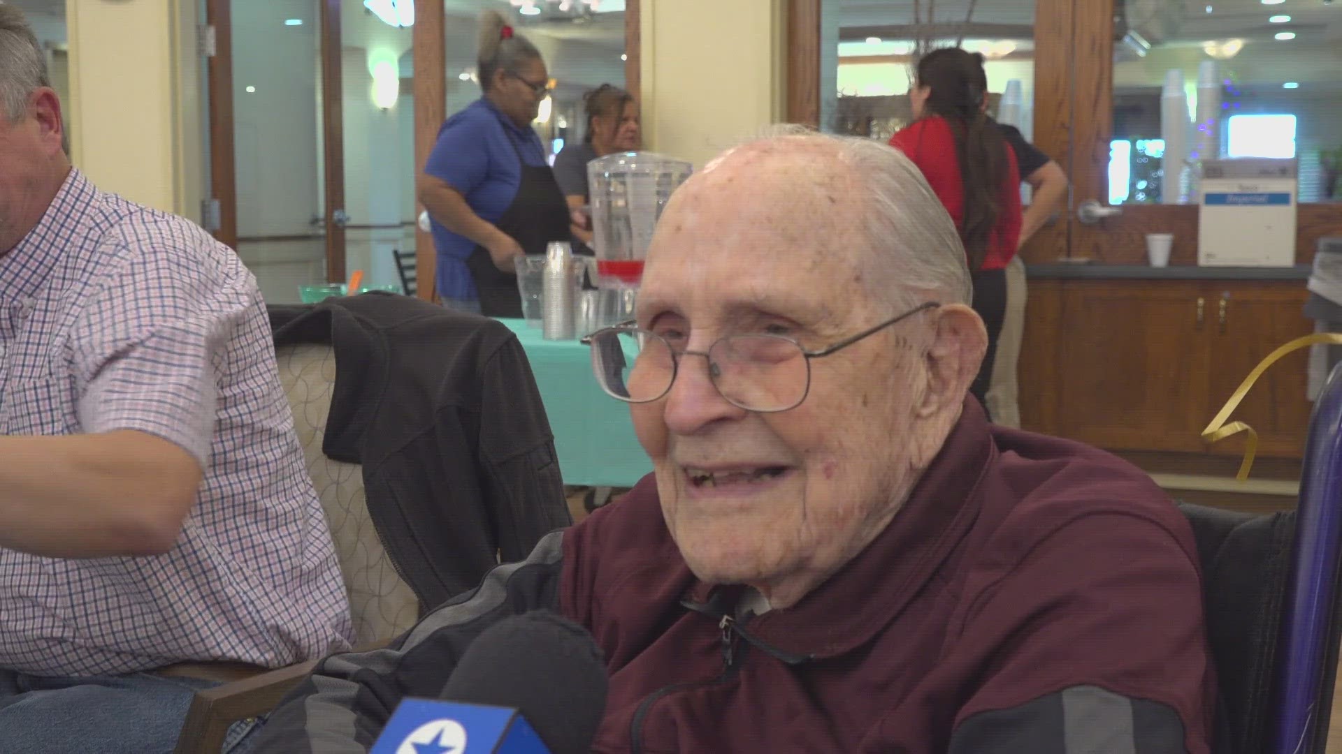 Wilbur Harkness served his country as a pilot in World War ll and got to celebrate his 101st birthday surrounded by friends and family.