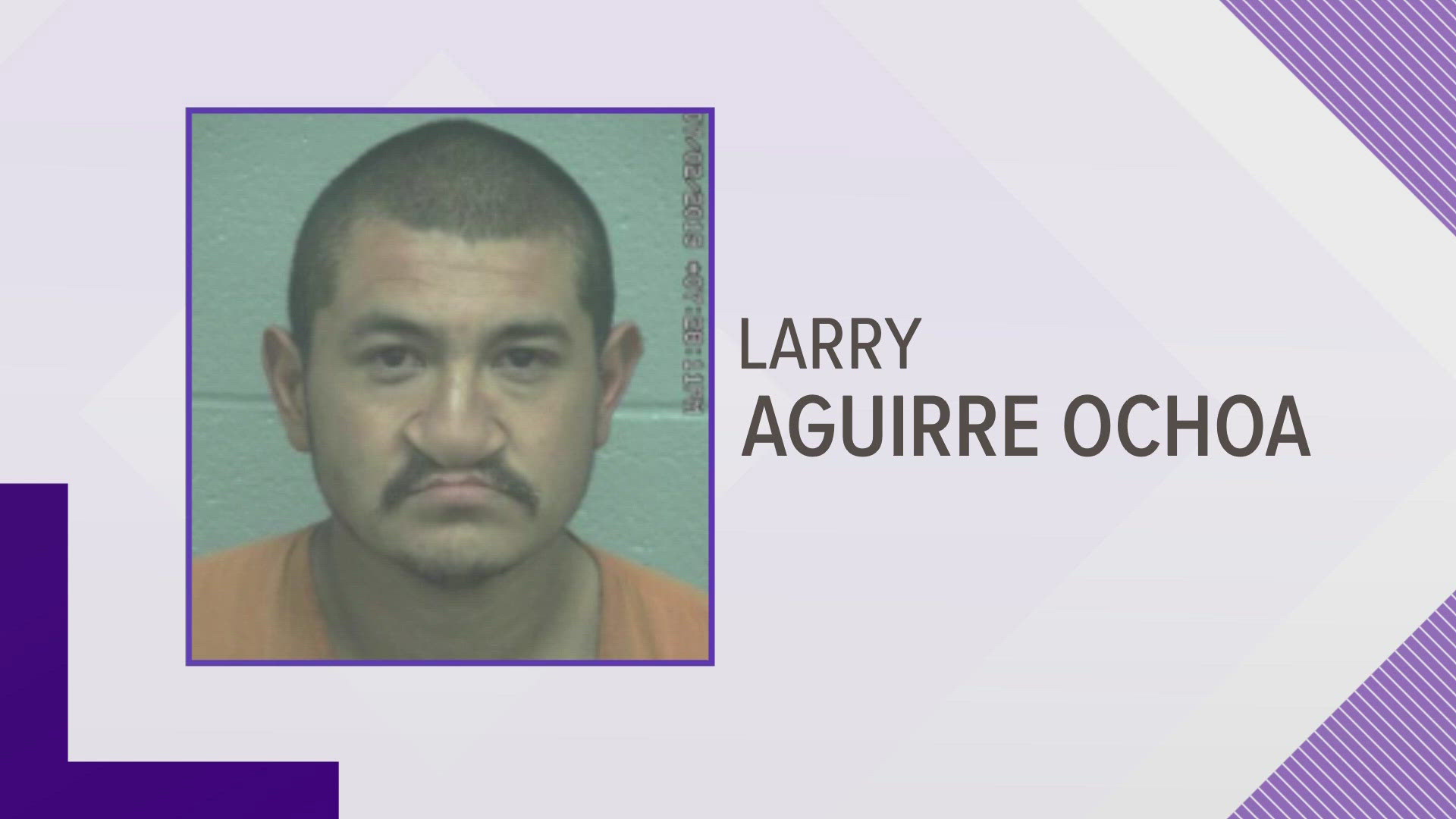 Larry Aguirre Ochoa, 39, was arrested on a theft charge. 