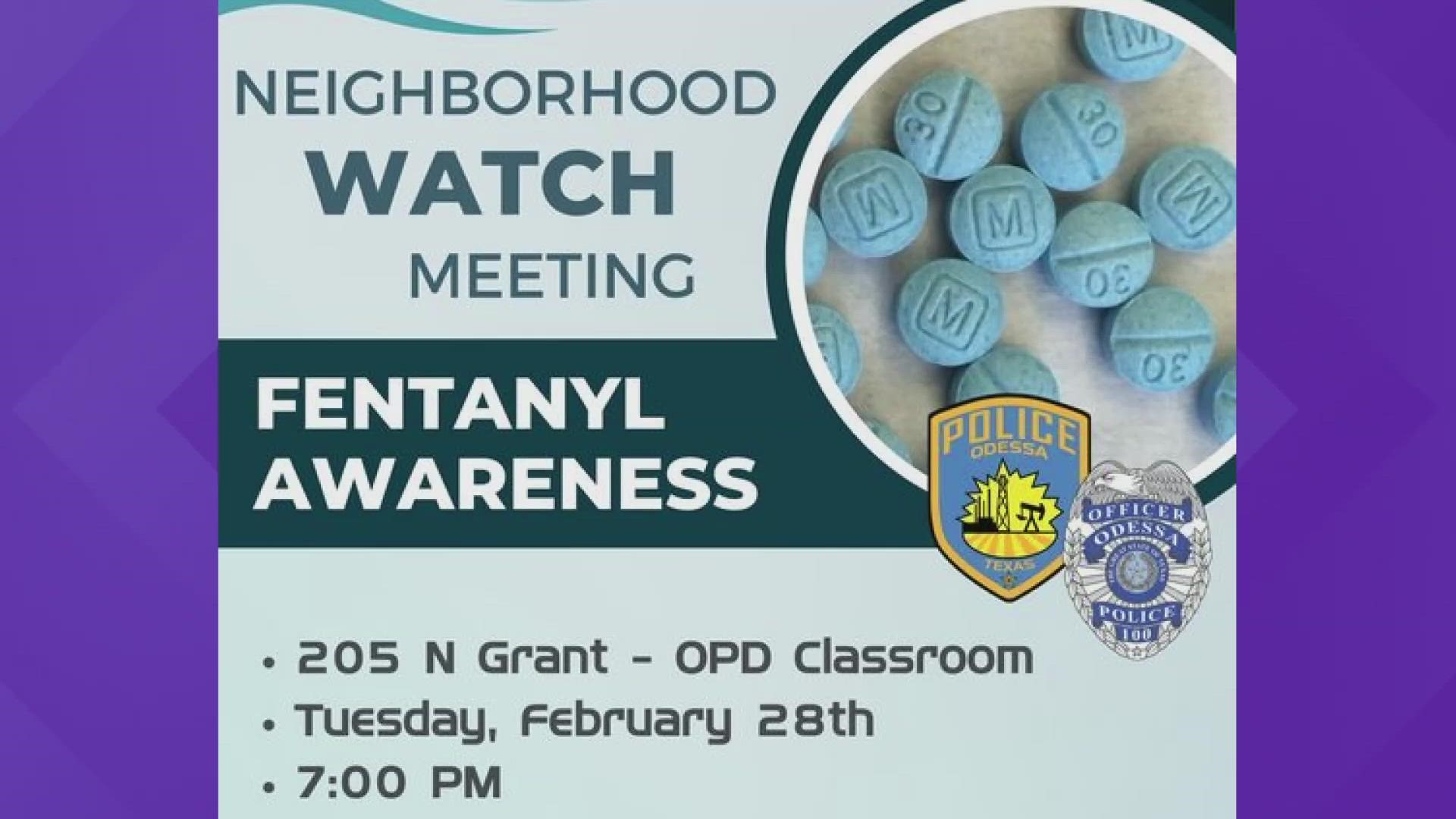 The meeting will be held at the OPD Classroom at 7:00 p.m.