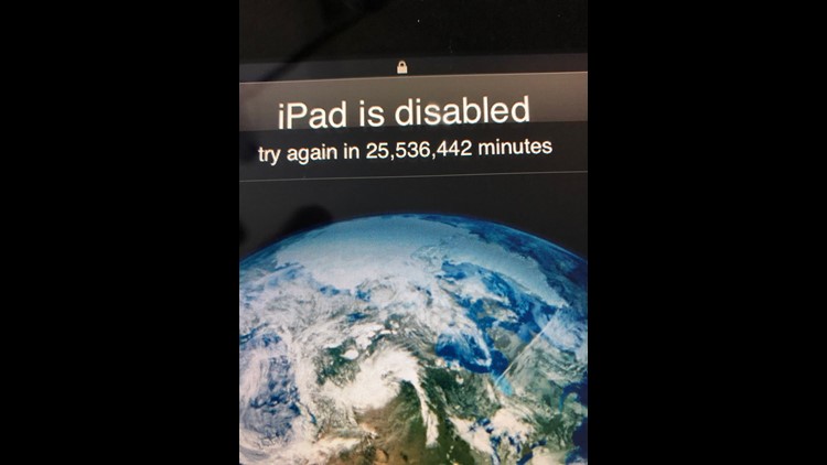 Toddler Locks Family S Ipad For 25 Million Minutes Newswest9 Com