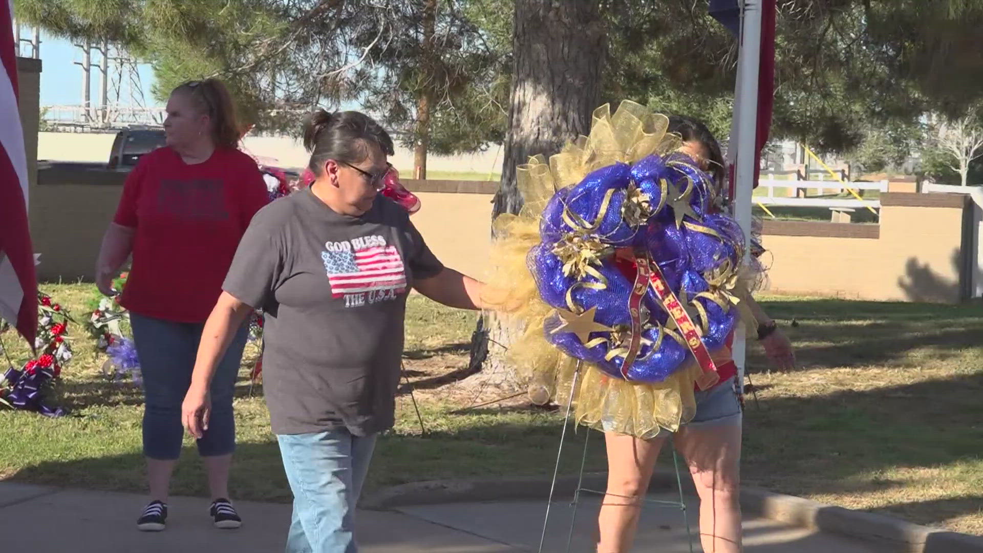 The ceremony also prompted the audience to consider what the true meaning of Memorial Day is.