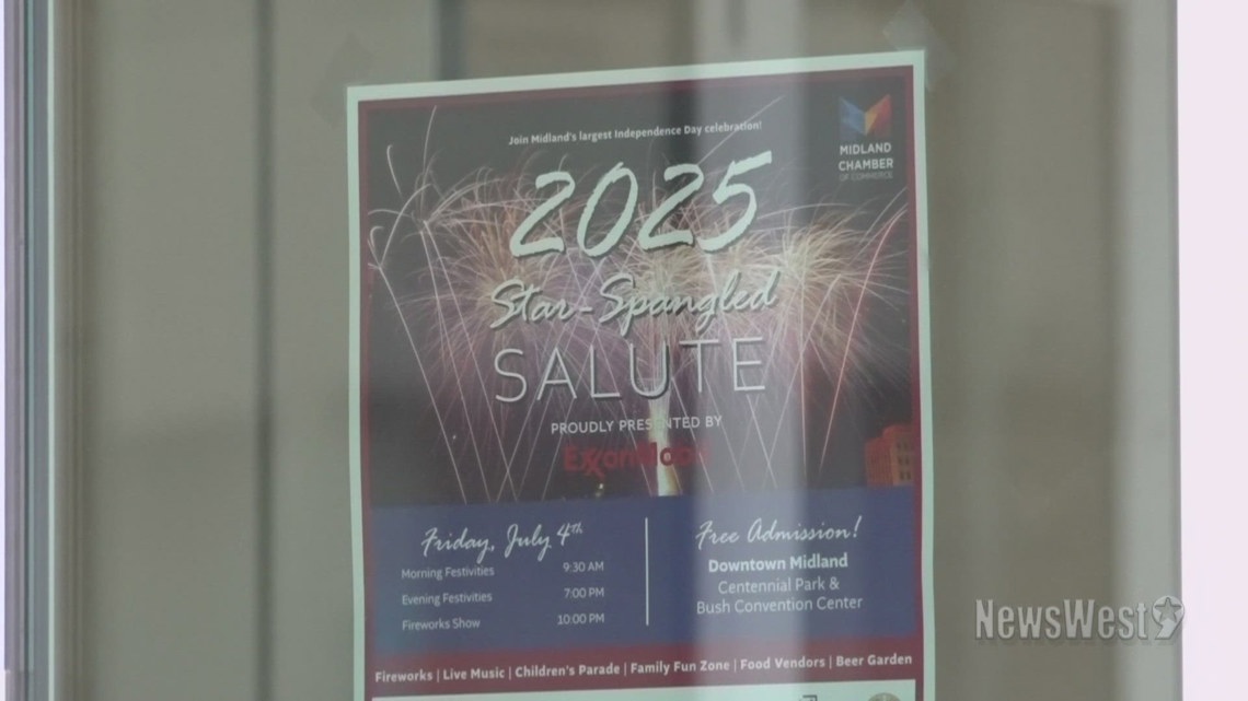 Midland si prepara per lo Star-Spangled Salute: spettacolo pirotecnico e musica dal vivo, ma attenzione alle previsioni meteo!