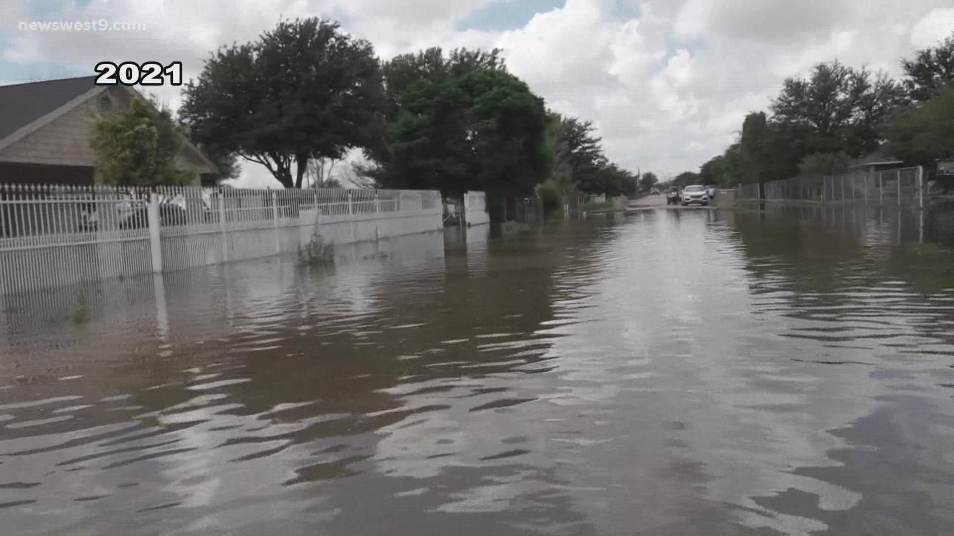 "The study is helping to identify how much flooding there is and what possibilities there are to try and mitigate some of that."