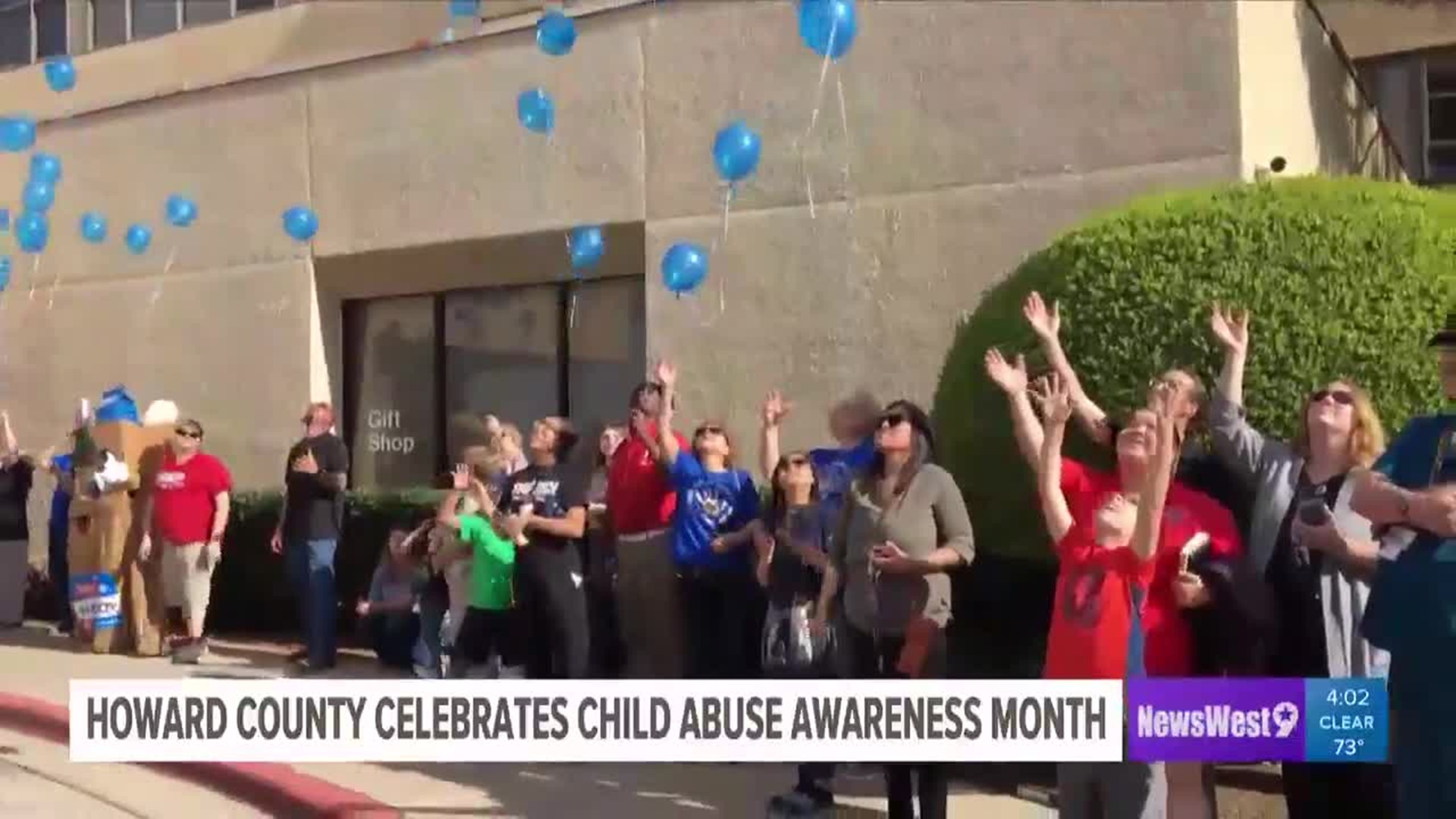 Howard Co. holds balloon release for National Child Abuse Awareness Month
