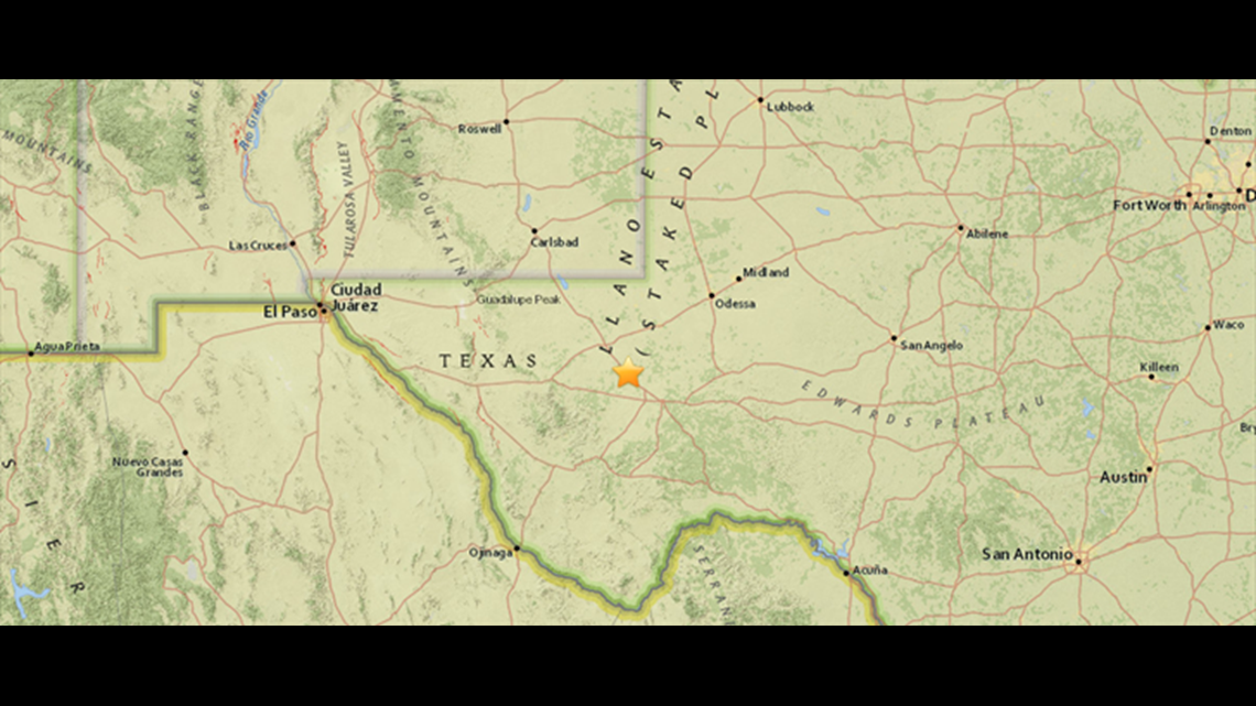 3 earthquakes hit West Texas on June 3
