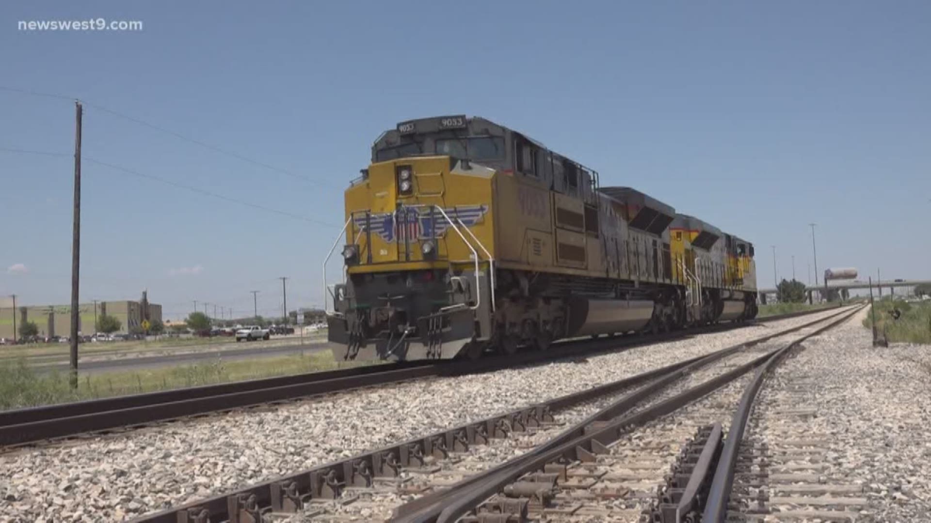 Newswest9 rides along with Union Pacific