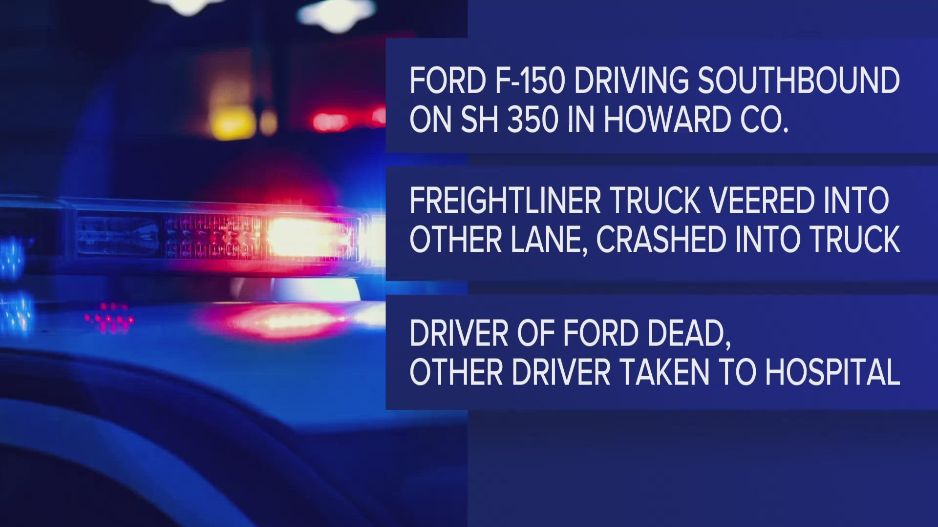 1 dead after crash in Howard County | newswest9.com