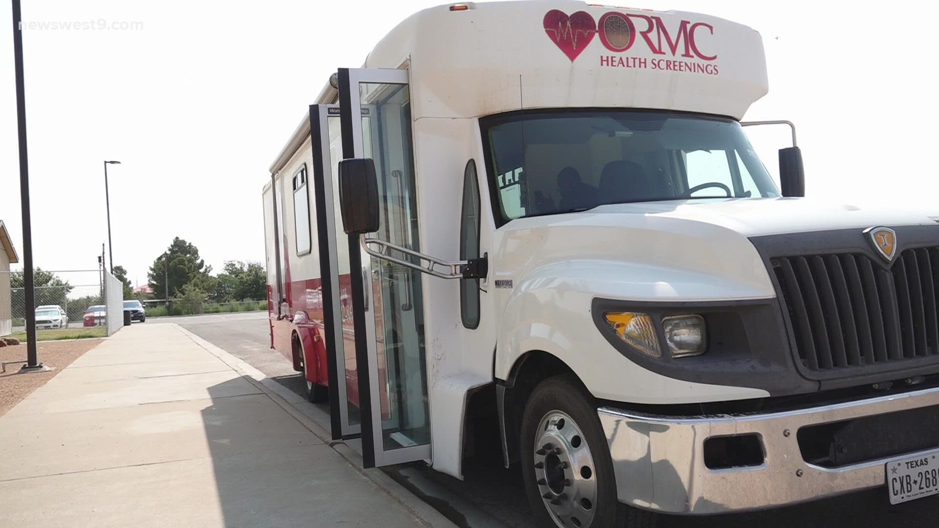 A vaccine bus will be stationed in school parking lots on Friday and Monday to vaccinate community members.